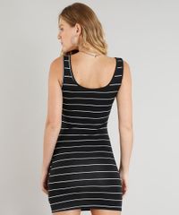 Vestido-Feminino-Basico-Curto-Listrado-Alca-Media-Decote-Redondo-Preto-9388010-Preto_2