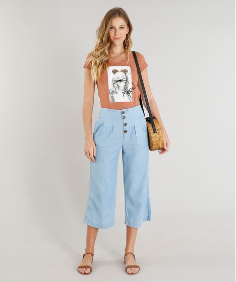 pantacourt jeans c&a