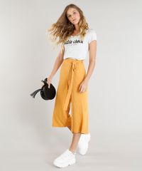 Calca-Pantacourt-Feminina-Canelada-com-Faixa-de-Amarrar-Mostarda-9439860-Mostarda_3