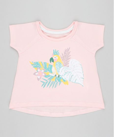 Blusa-Infantil-Calopsita-com-Paete-Manga-Curta-Decote-Redondo-Rose-9230641-Rose_1