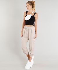 Calca-Feminina-Cargo-Jogger-com-Elastico-na-Barra-Kaki-9394738-Kaki_3