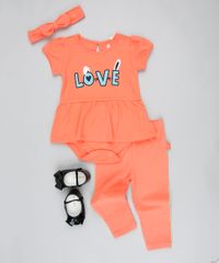 Body-Saia-Infantil-com-Bordado--Love--Manga-Curta---Faixa-de-Cabelo-com-Laco-Laranja-9205029-Laranja_3