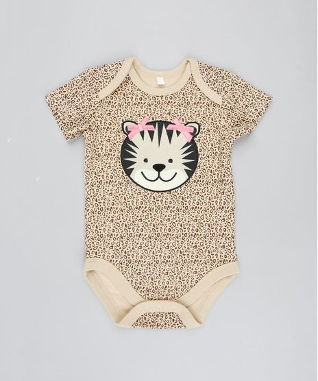 Body-Infantil-Onca-Estampado-Animal-Print-Manga-Curta-Bege-9188406-Bege_1