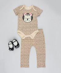 Body-Infantil-Onca-Estampado-Animal-Print-Manga-Curta-Bege-9188406-Bege_3