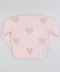 Sueter-Infantil-em-Trico-Felpudo-com-Coracoes-Decote-Redondo-Rosa-Claro-9347623-Rosa_Claro_2
