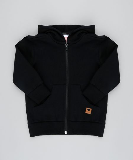 Blusão Infantil Básico em Moletom Felpado com Capuz Preto é ruim? Blusão Infantil Básico em Moletom Felpado com Capuz Preto é boa?