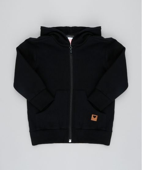 Blusao-Infantil-Basico-em-Moletom-Felpado-com-Capuz-Preto-9425628-Preto_1