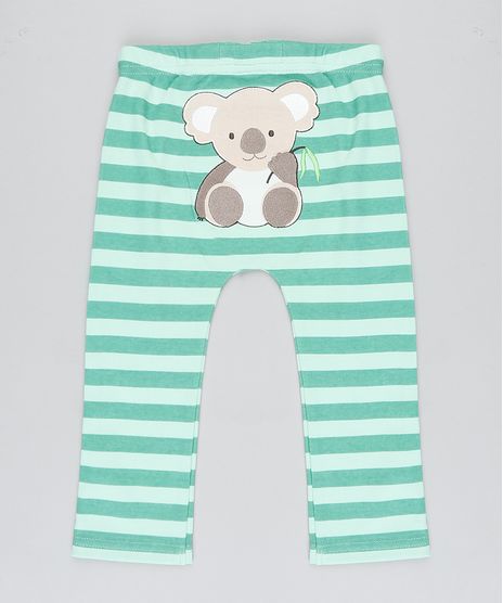 Calca-Infantil-Coala-Listrada-Verde-Claro-9188436-Verde_Claro_1