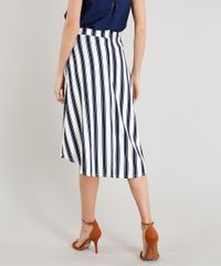 Saia-Midi-Feminina-com-Fenda-e-Faixa-para-Amarrar-Listrada-Branca-9307602-Branco_2