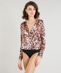 Body-Feminino-Bluse-Acetinado-Estampado-Animal-Print-Manga-Longa-Decote-V-Marrom-9407154-Marrom_4