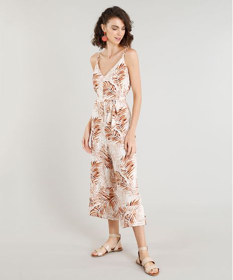 Macacao-Feminino-Pantacourt-Estampado-de-Folhagem-Alca-Fina-Off-White-9357656-Off_White_1