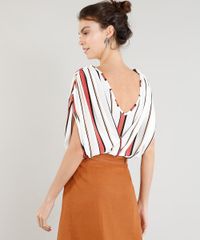 Body-Feminino-Bluse-com-Sobreposicao-Listrado-Manga-Curta-Decote-V-Off-White-9371818-Off_White_2
