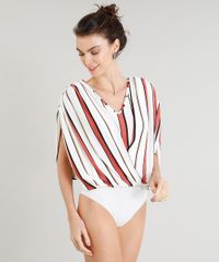 Body-Feminino-Bluse-com-Sobreposicao-Listrado-Manga-Curta-Decote-V-Off-White-9371818-Off_White_4