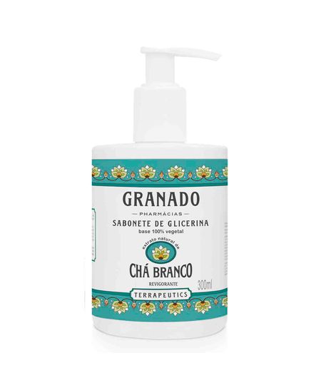 Sabonete Líquido Terrapeutics Granado - Sabonete Líquido Terrapeutics Chá Branco Granado 300ml Menor preço em Sabonete Líquido Terrapeutics Granado - Sabonete Líquido Terrapeutics Chá Branco Granado 300ml