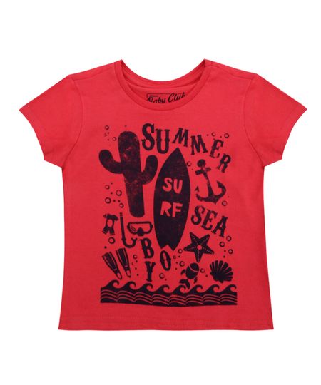 Camiseta--Summer-sea--Vermelha-8388248-Vermelho_1