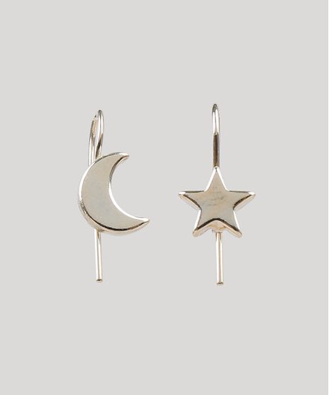 Brinco-Feminino-de-Estrela-e-Lua-Dourado-9292865-Dourado_1