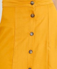 Saia-Midi-Feminina-com-Botoes-Naturais-Mostarda-9271812-Mostarda_4