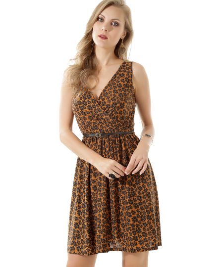 Vestido-Floral-com-Cinto-Caramelo-8410832-Caramelo_1 Vestido-Floral-com-Cinto-Caramelo-8410832-Caramelo_1