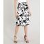 Saia-Midi-Feminina-Estampado-de-Folhas-com-Faixa-de-Amarrar-Preta-9298239-Preto_1