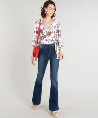 Blusa-Feminina-Cropped-Transpassada-Estampada-Floral-Manga-Curta-Decote-V-Off-White-9414784-Off_White_3 Blusa-Feminina-Cropped-Transpassada-Estampada-Floral-Manga-Curta-Decote-V-Off-White-9414784-Off_White_3
