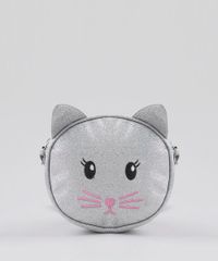 Bolsa-Infantil-Gatinha-com-Glitter-Prateada-9280622-Prateada_1
