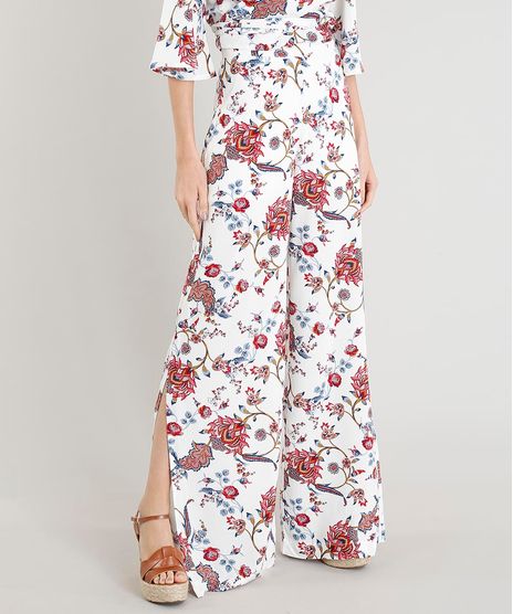 Calca-Pantalona-Feminina-Estampada-Floral-com-Fendas-Off-White-9414782-Off_White_1