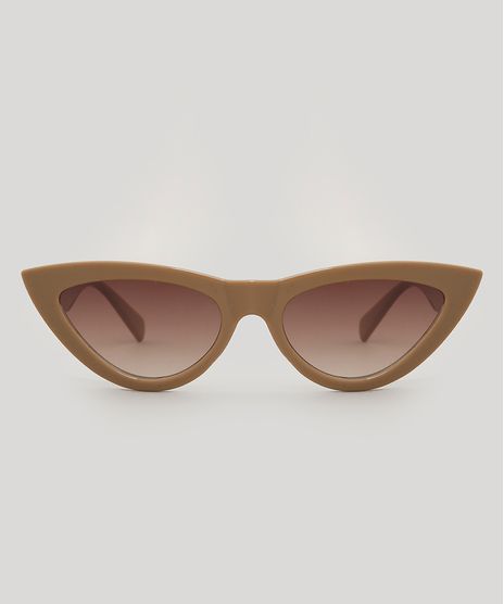 Oculos-de-Sol-Gatinho-Feminino-Bege-9485579-Bege_1