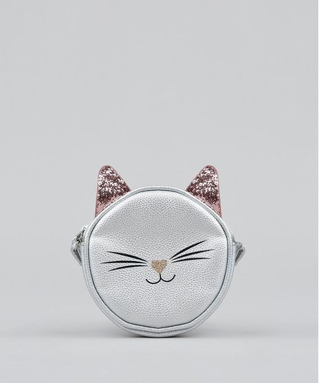 Bolsa-Infantil-Gatinho-Metalizada-com-Orelhinhas-Prateada-9280484-Prateada_1