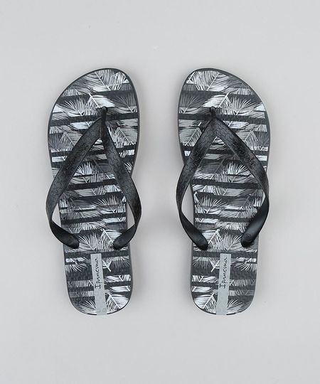 Chinelo-Masculino-Ipanema-Estampado-de-Folhagens-Preto-8900941-Preto_1