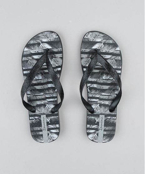 Chinelo-Masculino-Ipanema-Estampado-de-Folhagens-Preto-8900941-Preto_1