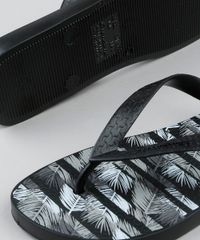 Chinelo-Masculino-Ipanema-Estampado-de-Folhagens-Preto-8900941-Preto_5