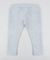 Calca-Legging-Infantil-em-Moletom-com-Recorte-Cinza-Mescla-Claro-9057771-Cinza_Mescla_Claro_2