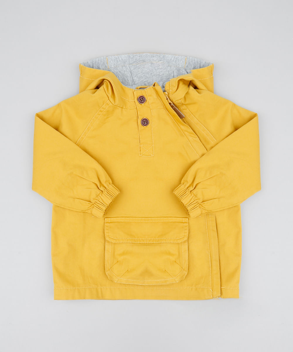 jaqueta amarela infantil