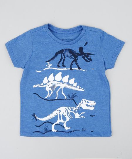 Camiseta-Infantil-Dinossauros-Manga-Curta-Gola-Careca-Azul-9426397-Azul_1 Camiseta-Infantil-Dinossauros-Manga-Curta-Gola-Careca-Azul-9426397-Azul_1