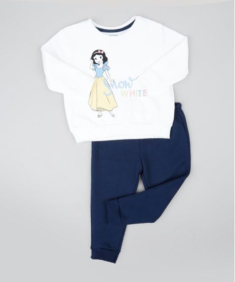 Conjunto-Infantil-Branca-de-Neve-de-Blusao-Off-White---Calca-em-Moletom-Azul-Marinho-9419582-Azul_Marinho_1
