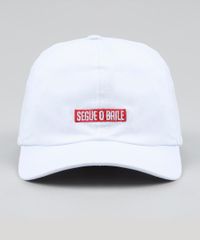 Bone-Masculino-Aba-Curva-com-Bordado--Segue-o-Baile--Branco-9479473-Branco_1