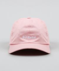 Bone-Masculino-Aba-Curva-com-Bordado----Oi-Bebe--Rose-9479472-Rose_1