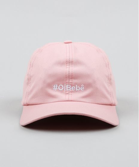 Bone-Masculino-Aba-Curva-com-Bordado----Oi-Bebe--Rose-9479472-Rose_1