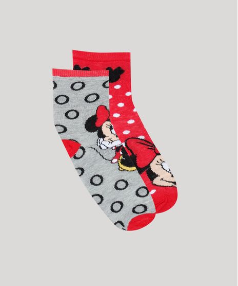 Kit-de-2-Meias-Infantis-Cano-Medio-Minnie-Estampadas-Multicor-9389797-Multicor_1