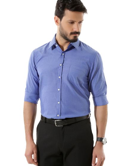 Camisa-Comfort-Mini-Print-Azul-8376234-Azul_1