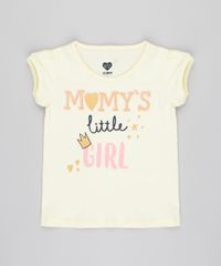 Blusa-Infantil--Momy-s-Girl--com-Glitter-Manga-Curta-Decote-Redondo-Amarelo-Claro-9420118-Amarelo_Claro_1