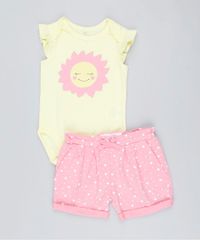 Conjunto-Infantil-de-Body-Sem-Manga-Amarelo---Short-Estampado-de-Coracoes-Rosa-9201692-Rosa_1 Conjunto-Infantil-de-Body-Sem-Manga-Amarelo---Short-Estampado-de-Coracoes-Rosa-9201692-Rosa_1