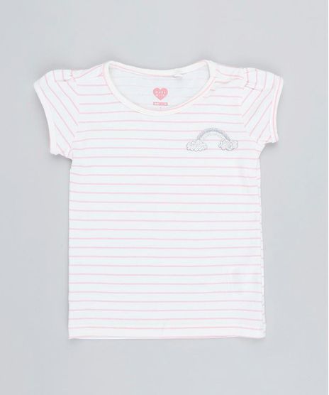 Blusa-Infantil-Listrada-Arco-Iris-Manga-Curta-Decote-Redondo-Off-White-9421372-Off_White_1