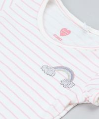 Blusa-Infantil-Listrada-Arco-Iris-Manga-Curta-Decote-Redondo-Off-White-9421372-Off_White_4