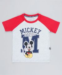 Camiseta-Infantil-Raglan-Mickey-com-Recorte-Manga-Curta-Gola-Careca-Cinza-Mescla-Claro-9427328-Cinza_Mescla_Claro_1