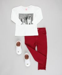 Blusa-Infantil-com-Estampa-de-Cachorro-Manga-Longa-Decote-Redondo-Off-White-9420699-Off_White_3