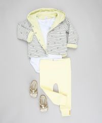 Casaco-Infantil-Dupla-Face-com-Estampa-de-Patinhos-e-Capuz-Cinza-Mescla-Claro-9208955-Cinza_Mescla_Claro_3