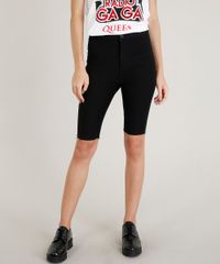 Bermuda-Ciclista-Feminina-Mindset-Cintura-Alta-com-Barra-a-Fio-Preta-9480156-Preto_1