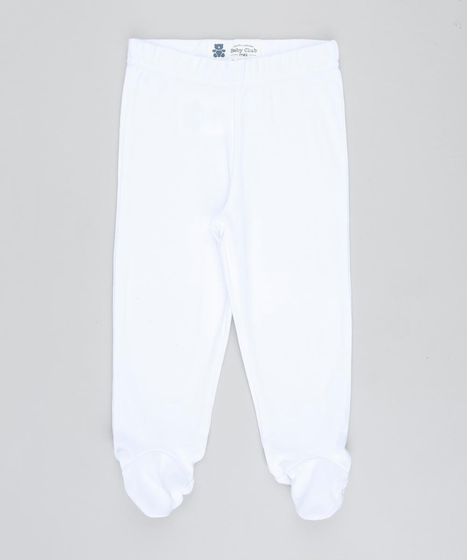 calça malha branca