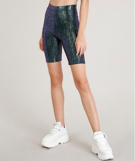 Bermuda-Ciclista-Feminina-Mindset-Metalizada-Verde-9479926-Verde_1